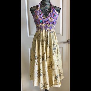 Aman Halter Dress Multi